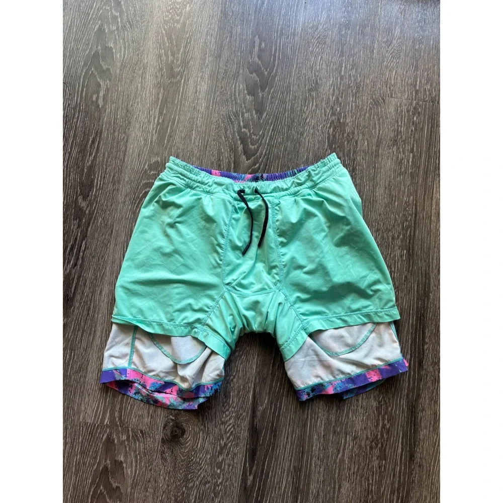 Birddogs Boom For Your Boomstick Lined Shorts Purple Pink Splatter The Baysider